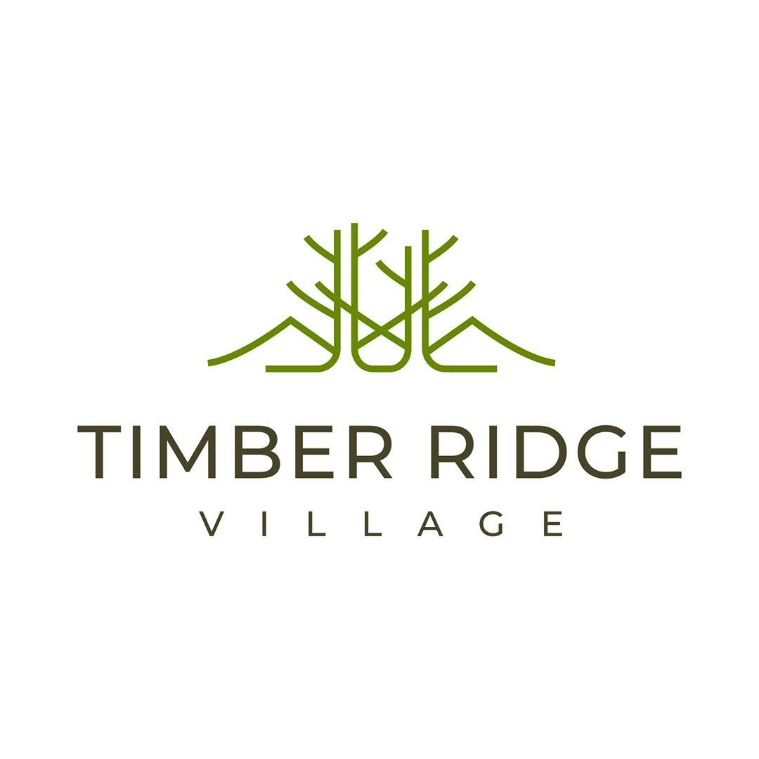 A logo for Timber Ridge Village is displayed.